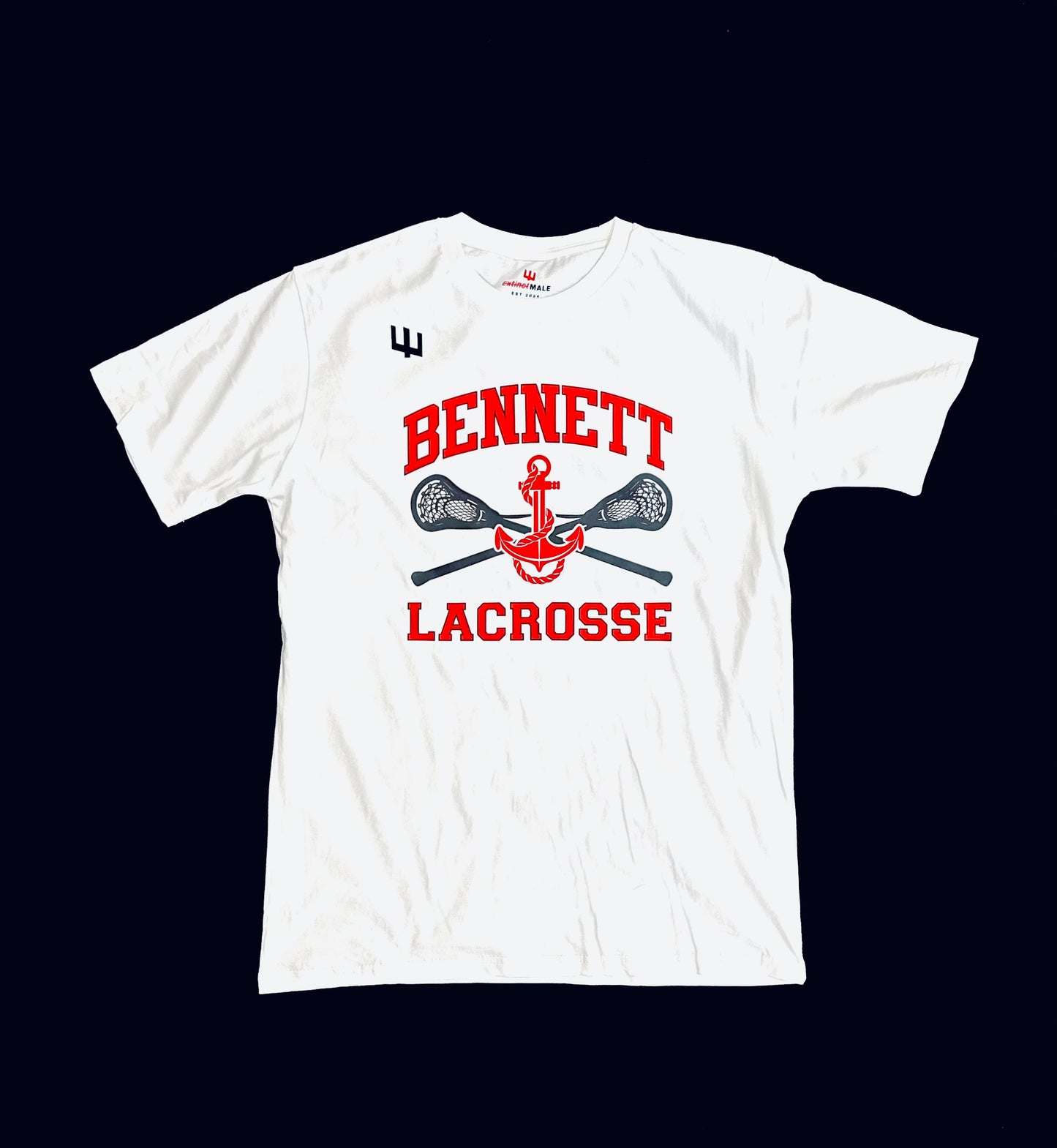 Bennett Lacrosse Trident Edition Tee by ExtinctMALE